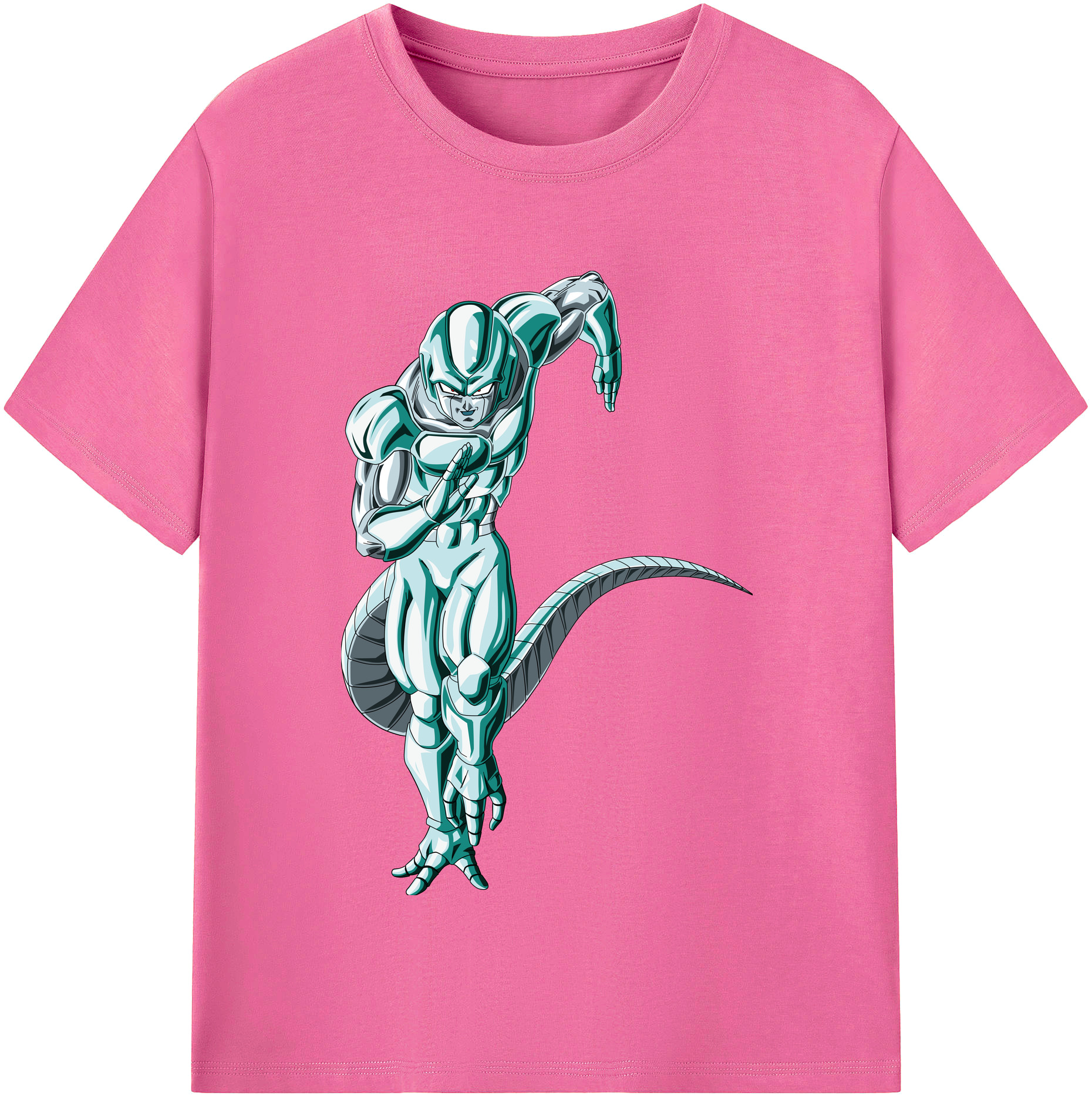 （画像用） ドラゴンボール フリーザ DRAGON BALL Frieza レディースカジュアルプリントTシャツ（綿100％）